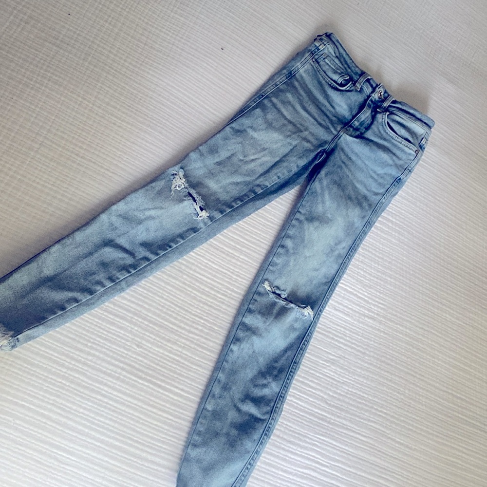 We the Free Free People Blue Jeans - Picture 1 of 9